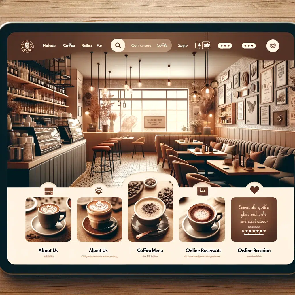 طراحی سایت قهوه
